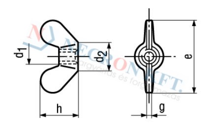 Wing nuts 1058