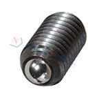 Spring plungers with ball and slot normal spring pressure, ball hardened, spring off stainless steel 13363
