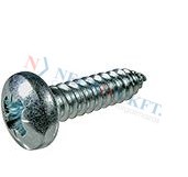 Pozi pan head tapping screws form Z, with cone end type C 14064
