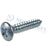 Pozi oval countersunk head tapping screws form Z, with cone end type C 14067