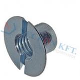 Slotted flat countersunk nuts 110° 224