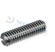Slotted set screws with flat point, chamfered 664