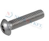 Tamper proof button head screws with center pin 6971