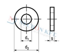 Washers for steel construction (DIN7989-ZN0-0040)