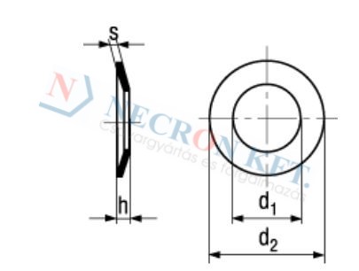 Conical spring washers regular type (NCN801-PL00-0035)