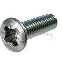 Pozi oval countersunk head machine screws form Z 83496