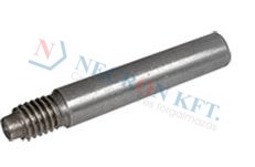Taper pins with thread constant taper length, unhardened, ground 864