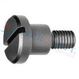 Slotted cheese head shoulder screws, without undercut 9231